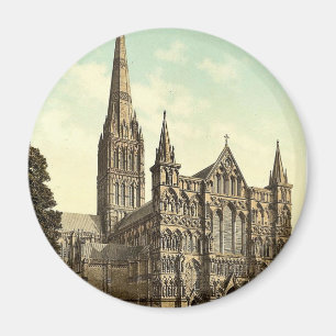 Kathedraal, Salisbury, Engeland, zeldzame Photochr Magneet