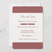 Kathedraal Save the Date Kaart (Achterkant)