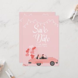 Kathedraal Save the Date Uitnodiging voor een brui