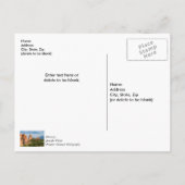 Kathedraal Spires-formaties Colorado Dank je Briefkaart (Achterkant)