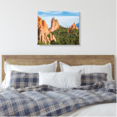 Kathedraal Spires Formations Colorado Canvas Afdruk (Insitu (Slaapkamer))