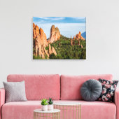 Kathedraal Spires Formations Colorado Canvas Afdruk (Insitu (Woonkamer))