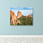 Kathedraal Spires Formations Colorado Canvas Afdruk (Insitu (Houten vloer))