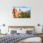 Kathedraal Spires Formations Colorado Canvas Afdruk (Insitu (Slaapkamer))
