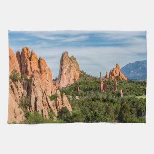 Kathedraal Spires Formations Colorado Keukenhanddo Theedoek