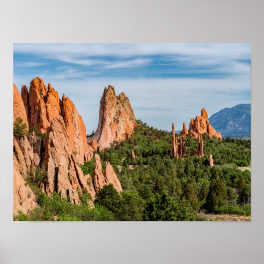Kathedraal Spires Formations Colorado Poster (Voorkant)