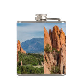 Kathedraal Spitsen Formaties Colorado Flask Heupfles (Achterkant)