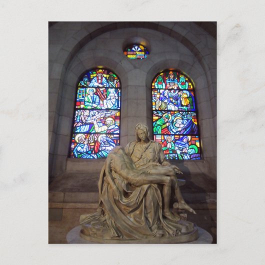 kathedraal standbeeld briefkaart (Voorkant)