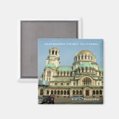 Kathedraal van Aleksander Nevski Magneet (Voorkant / Achterkant)