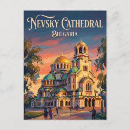 Kathedraal van Alexander Nevsky Bulgarije Briefkaart