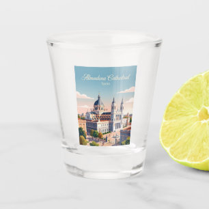 Kathedraal van Almudena Spanje Shot Glas