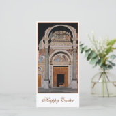 Kathedraal van Aosta, Italië, Pasen Feestdagenkaart (Staand voorkant)