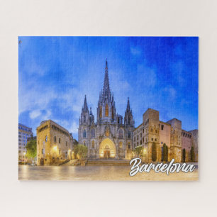 Kathedraal van Barcelona, Barcelona, Spanje Legpuzzel