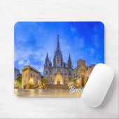 Kathedraal van Barcelona, Barcelona, Spanje Muismat (Met muis)