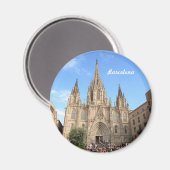 Kathedraal van Barcelona Magneet (Voorkant / Achterkant)