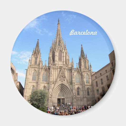 Kathedraal van Barcelona Magneet (Voorkant)
