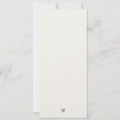 Kathedraal van Barcelona Spanje Bruiloft Menu Kaar Kaart (Achterkant)