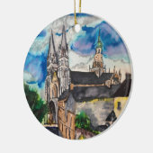 Kathedraal van Bayeux Frankrijk Keramisch Ornament (Links)