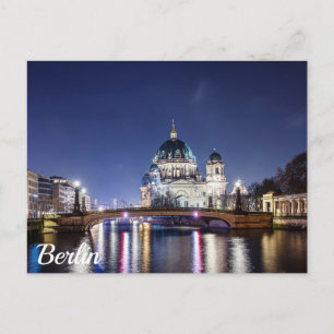 Kathedraal van Berlijn in Berlijn, Duitsland Briefkaart