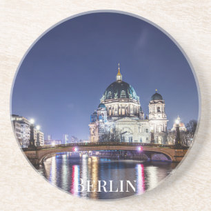 Kathedraal van Berlijn in Berlijn, Duitsland Zandsteen Onderzetter