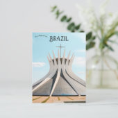 Kathedraal van Brasília in Brazilië Briefkaart (Staand voorkant)