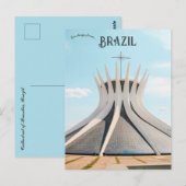 Kathedraal van Brasília in Brazilië Briefkaart (Voorkant / Achterkant)