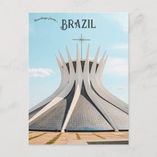 Kathedraal van Brasília in Brazilië Briefkaart (Voorkant)