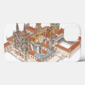 Kathedraal van Burgos. Spanje Case-Mate iPhone Case (Achterkant (horizontaal))