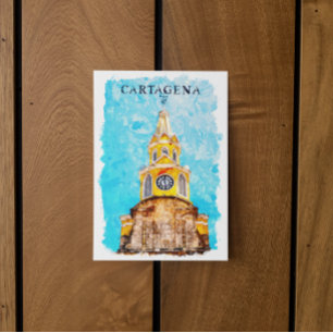 Kathedraal van Cartagena Colombia Briefkaart