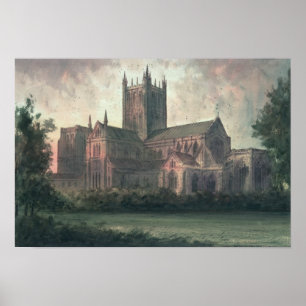 Kathedraal van cellen: uitzicht uit het zuidoosten poster