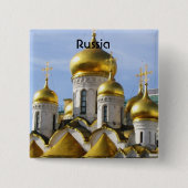 kathedraal van de aankondiging vierkante button 5,1 cm (Voorkant)