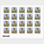 Kathedraal van de Annunciatie Vierkante Sticker (Vel)