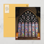Kathedraal van de Kerk van West-Glas in lood Briefkaart (Voorkant / Achterkant)