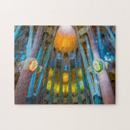 Kathedraal van de Sagrada Família. Legpuzzel