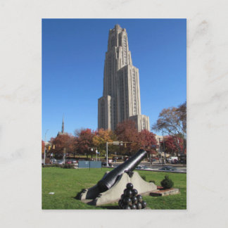 Kathedraal van de Universiteit van Pittsburgh Briefkaart