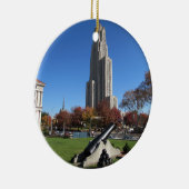 Kathedraal van de Universiteit van Pittsburgh Keramisch Ornament (Rechts)