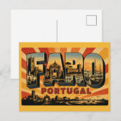 Kathedraal van Faro, Portugal Briefkaart (Voorkant / Achterkant)