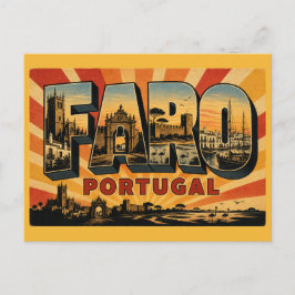 Kathedraal van Faro, Portugal Briefkaart