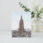 Kathedraal van Frankfurt Briefkaart (Staand voorkant)