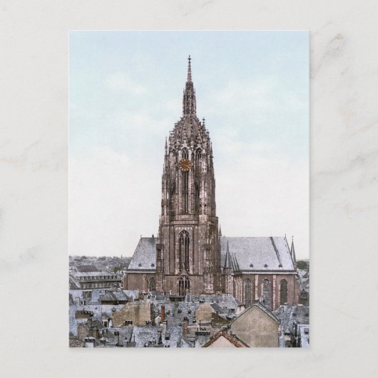 Kathedraal van Frankfurt Briefkaart (Voorkant)