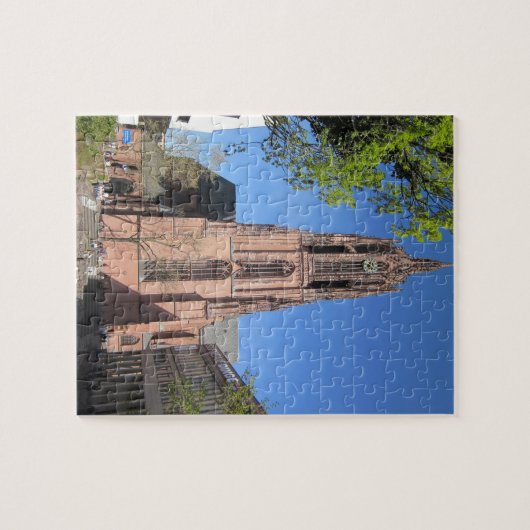Kathedraal van Frankfurt Legpuzzel (Horizontaal)