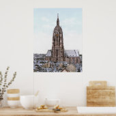 Kathedraal van Frankfurt Poster (Keuken)