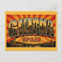 Kathedraal van Girona, Spanje Briefkaart