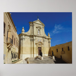 Kathedraal van Gozo van de Tenhemelopneming van Ma Poster