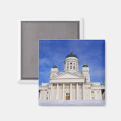 Kathedraal van Helsinki (Tuomiokirkko) in de winte Magneet (Voorkant / Achterkant)