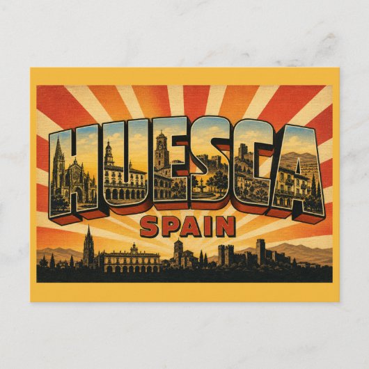 Kathedraal van Huesca, Spanje Briefkaart (Voorkant)