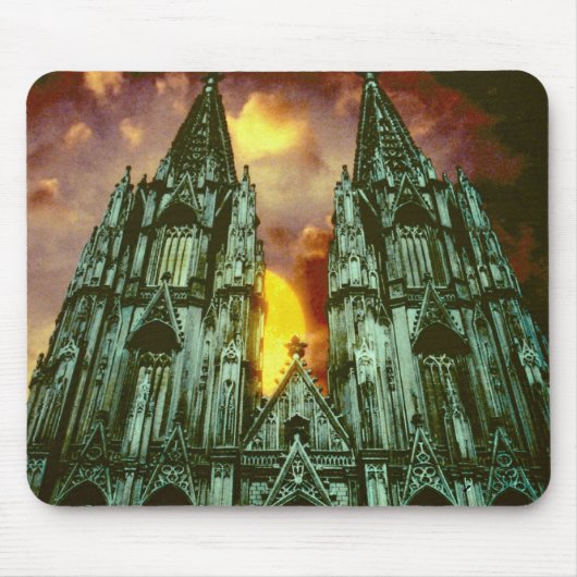 Kathedraal van Keulen met zon Muismat (Voorkant)