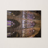 Kathedraal van Leon, interieur glas-in-loodramen Legpuzzel (Horizontaal)