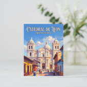 Kathedraal van León Nicaragua Briefkaart (Staand voorkant)