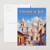 Kathedraal van León Nicaragua Briefkaart (Voorkant / Achterkant)